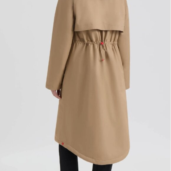 NWT Hunter JANE Black Hooded Coat Rain Parka - Picture 15 of 15